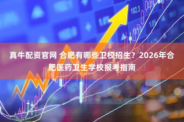 真牛配资官网 合肥有哪些卫校招生？2026年合肥医药卫生学校报考指南